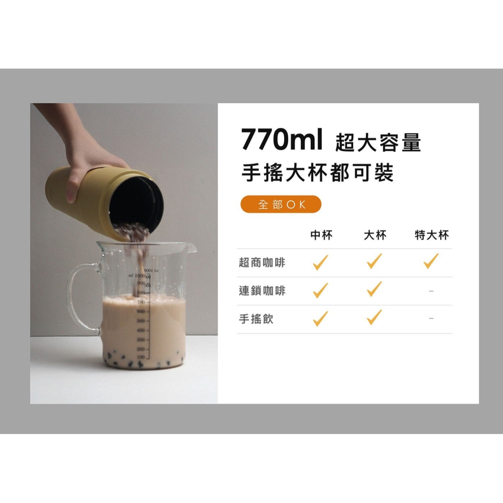 好市多代購(線上) #162596 WOKY 沃廚 X Chiikawa 渾圓杯陶瓷保冷保溫杯 770毫升 X 2件組-細節圖7