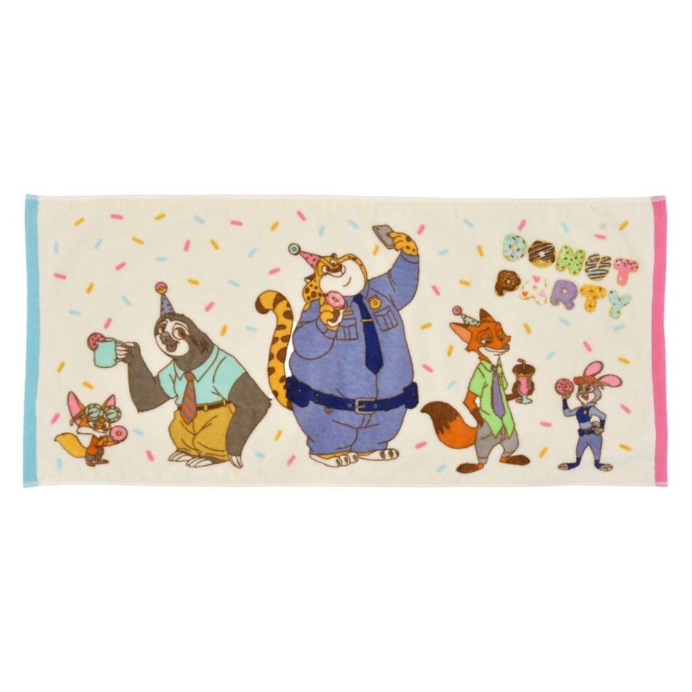 動物方城市長毛巾🦊🐰動物方城市毛巾♡nayo日本迪士尼代購-細節圖2