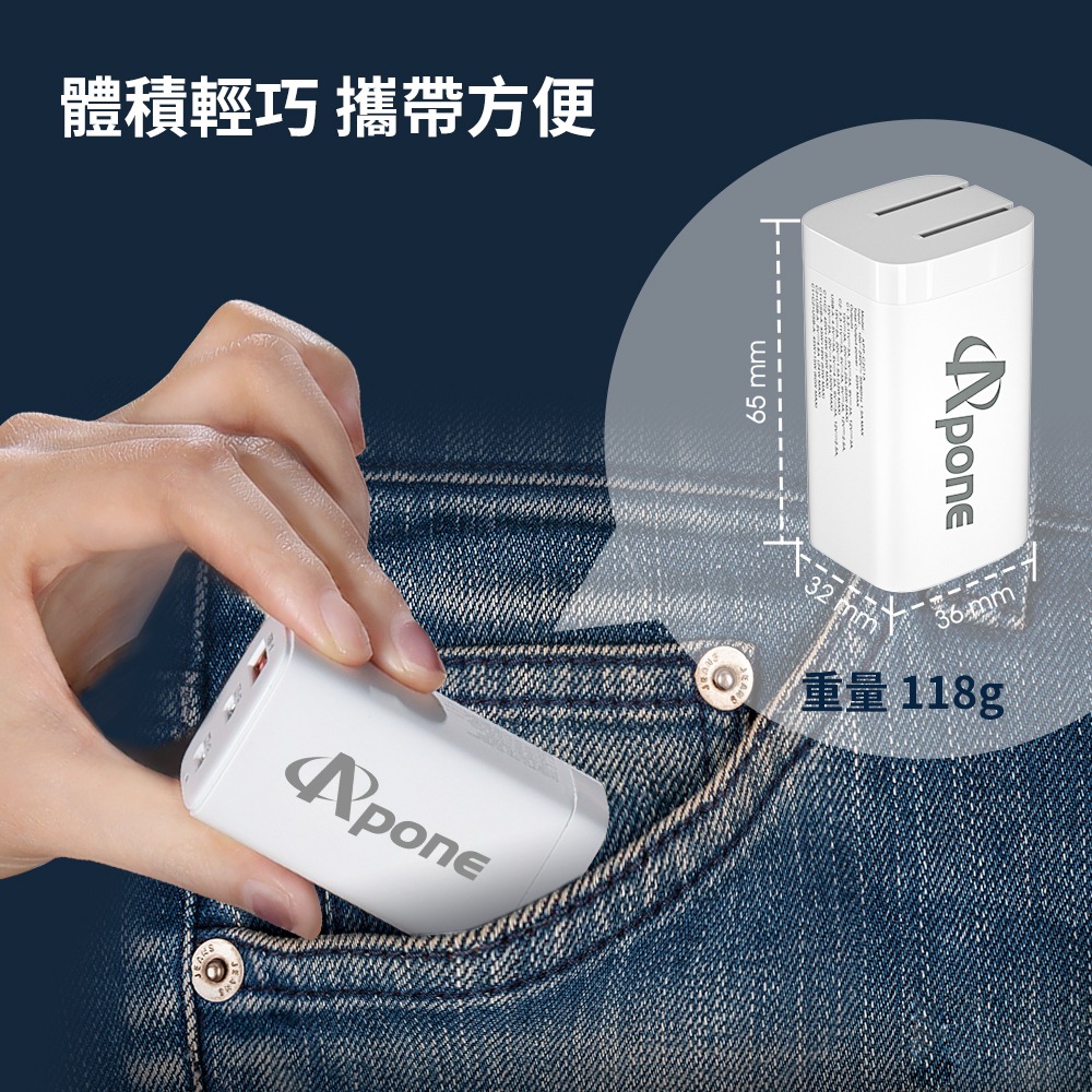 65W GaN氮化鎵大功率快充充電器-細節圖7