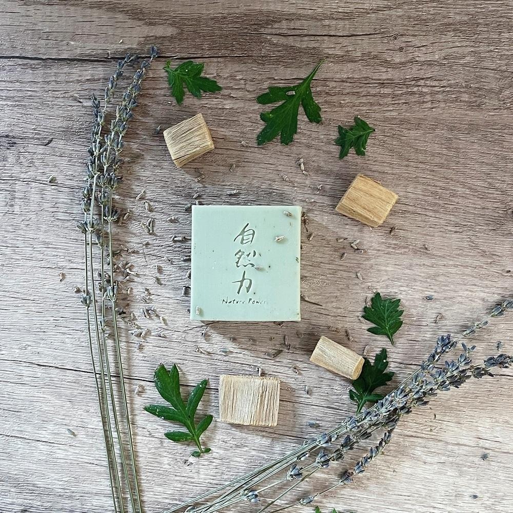茶寶 自然力🌱靜心艾草檀香皂【艾草檀香】100g【消除異味、化解穢氣、淨化環境、安定身心、避邪除穢、引財、富貴吉祥】-細節圖3