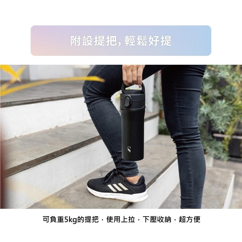 SWANZ 芯動彈跳杯PLUS【💦瓷400/鋼550ml】【天鵝瓷｜陶瓷保溫杯｜創新兩用｜可抽換內芯｜註冊享保固】-細節圖8