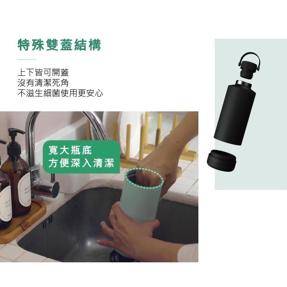 SWANZ 魔法瓶【💦730ml】【淨瓷塗層、大口徑、輕量易清潔、氣密防漏、真空絕緣保溫保冷】-細節圖5
