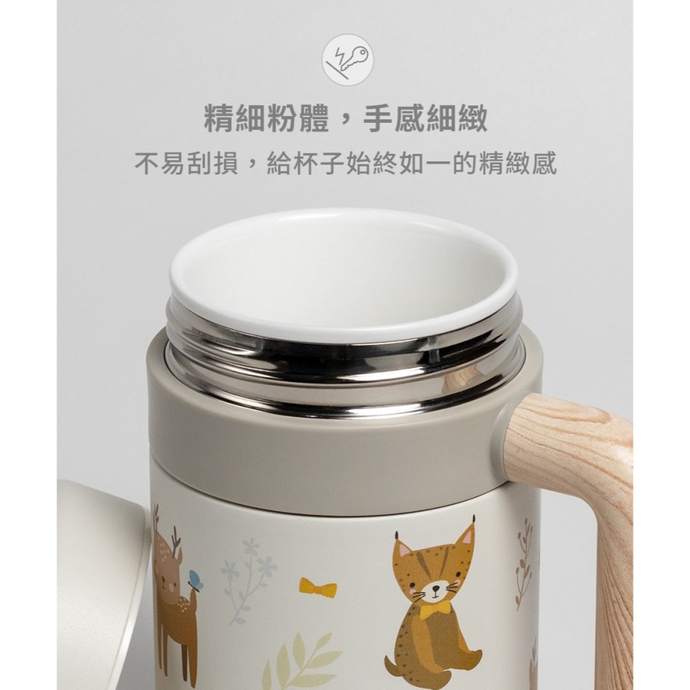 SWANZ 瓷芯馬克杯【馬克杯💦420ml】【天鵝瓷｜大口徑｜手把杯｜陶瓷保溫杯｜保溫保冷】-細節圖6