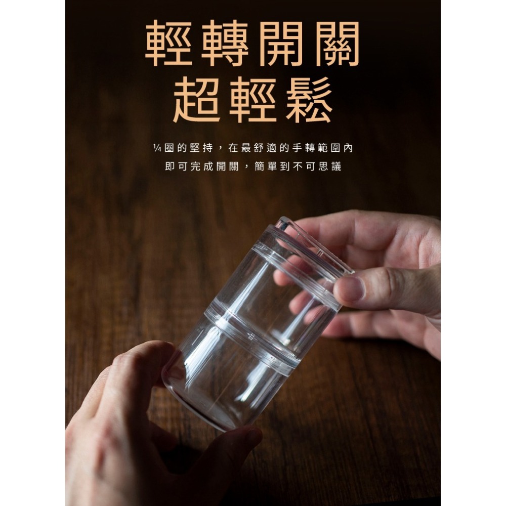 Ankomn 小鮮盒氣密罐【🌀雙色】【IPX7防水｜小份量分裝｜高度氣密性｜奶粉、蛋白粉、零食果乾、咖啡豆、配菜都能裝-細節圖7