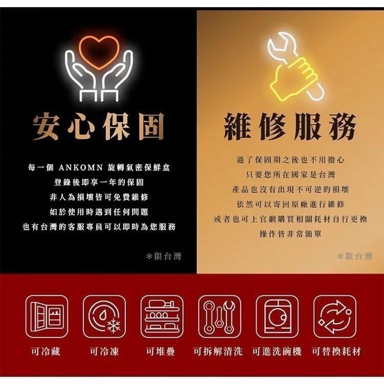 Ankomn Turn-n-Seal 真空保鮮盒【2.4L🌀雙色】【單向抽真空、防潮、保鮮、咖啡罐、儲物罐、飼料罐】-細節圖5