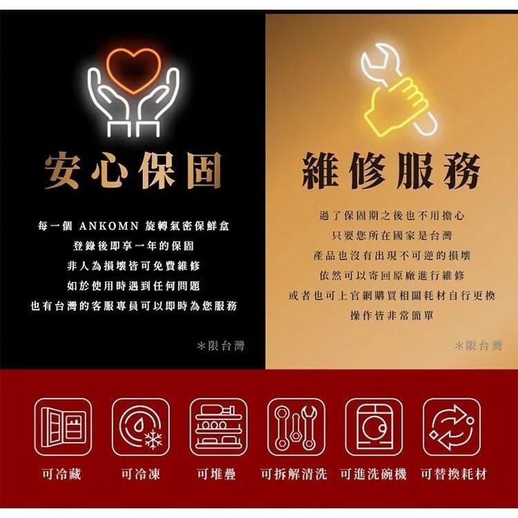 Ankomn Turn-n-Seal 真空保鮮盒0.3L【🌀透】【單向抽真空、防潮、保鮮、咖啡罐、儲物罐、飼料罐】-細節圖5