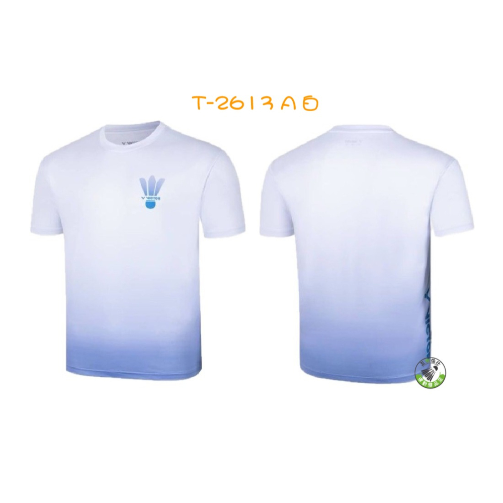五羽倫比 VICTOR 勝利 T-2613 針織休閒賽服 T-Shirt 中性款 羽球上衣 羽球衣 運動衣 排汗衣-細節圖2