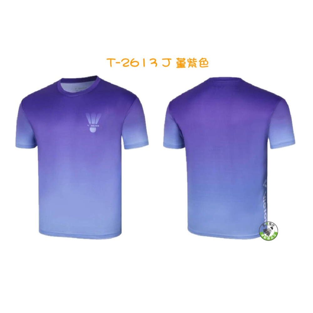 五羽倫比 VICTOR 勝利 T-2613 針織休閒賽服 T-Shirt 中性款 羽球上衣 羽球衣 運動衣 排汗衣-細節圖3