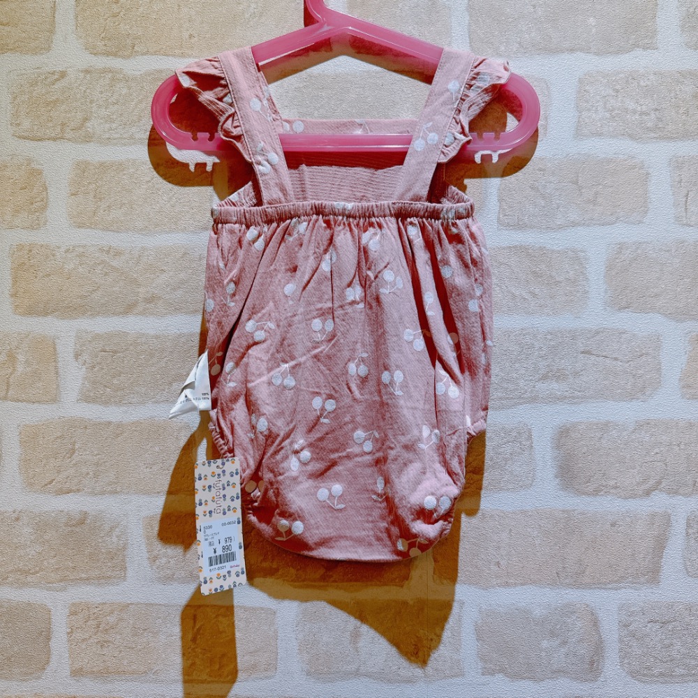 現貨-櫻桃🍒飛袖露背包屁衣-細節圖2