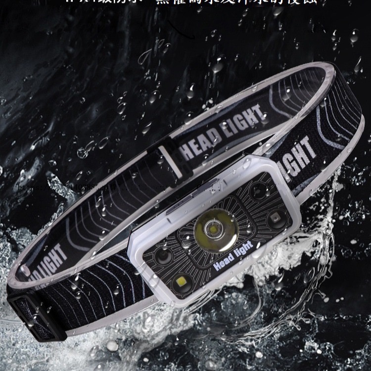 新款 XPG揮手感應式強光警示防水頭燈 TYPE-C充電 LED強光 內置1200mah鋰電池-細節圖9