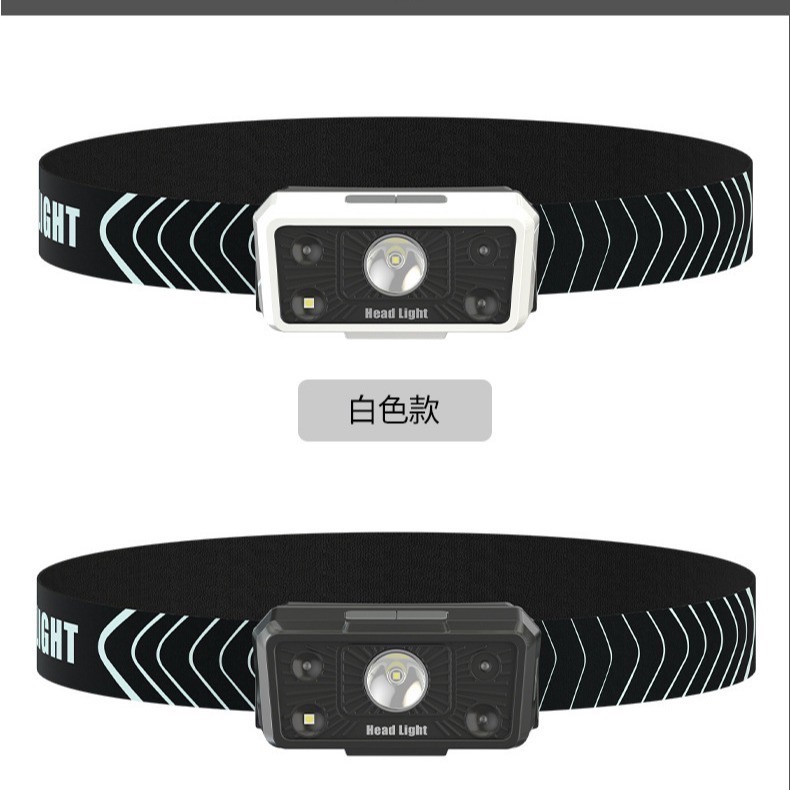 新款 XPG揮手感應式強光警示防水頭燈 TYPE-C充電 LED強光 內置1200mah鋰電池-細節圖10