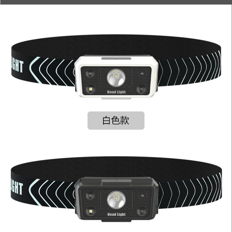 新款 XPG揮手感應式強光警示防水頭燈 TYPE-C充電 LED強光 內置1200mah鋰電池-細節圖10