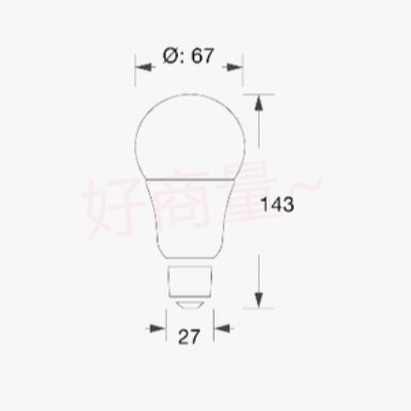 好商量~OSRAM 歐司朗 LED 14W 燈泡 高亮度 燈泡 E27 保固一年 高光效-細節圖2