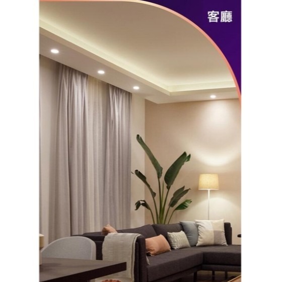 好商量~PHILIPS 飛利浦 LED 17W 智慧嵌燈  Wi-Fi WiZ 智慧照明 15cm PW003-細節圖2