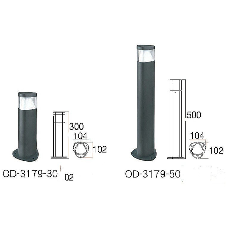 好商量~舞光 LED 7W 威廉草皮燈(30/50cm) 黃光 實體門市 保固一年 OD-3179-30-50-細節圖3
