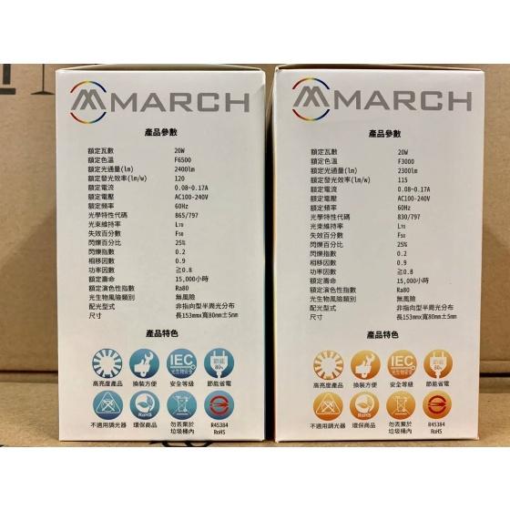 新莊好商量~MARCH LED 20W 36W 40W 勁亮 燈泡 E27 大燈泡 高亮度 適合工廠、市場、商業空間-細節圖3
