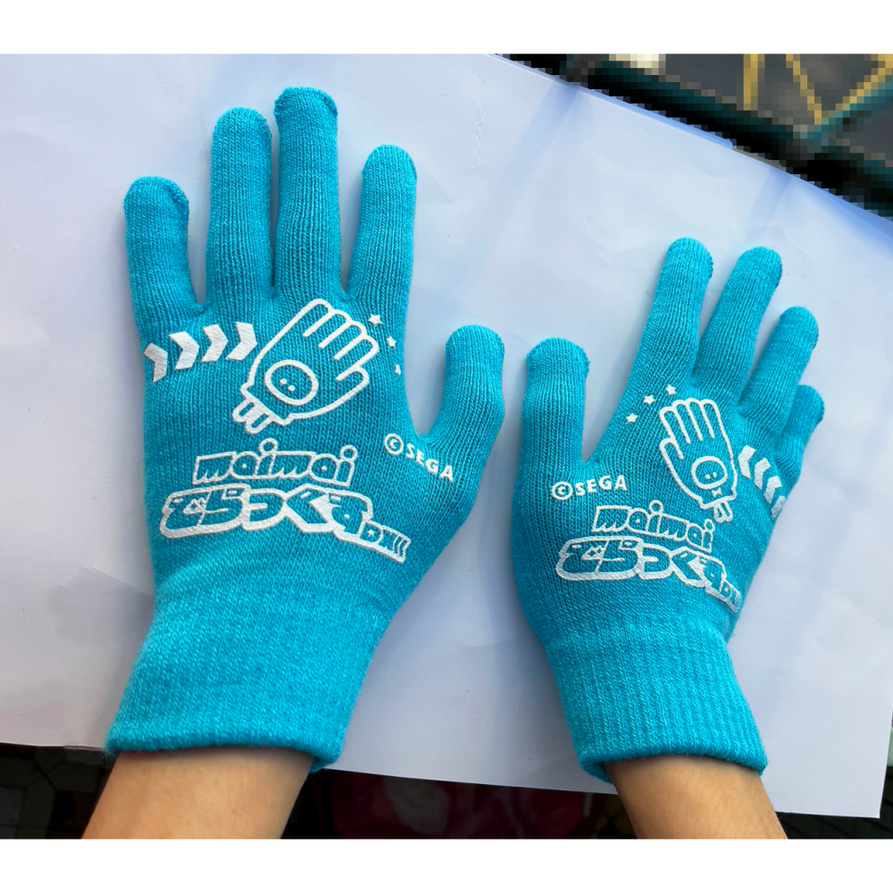 maimai音遊手套 紀念款 神牌 中二 針織 耐用 實用 打機 神牌 wacca 初音 舞舞 舒適 彩R 萬五-細節圖2