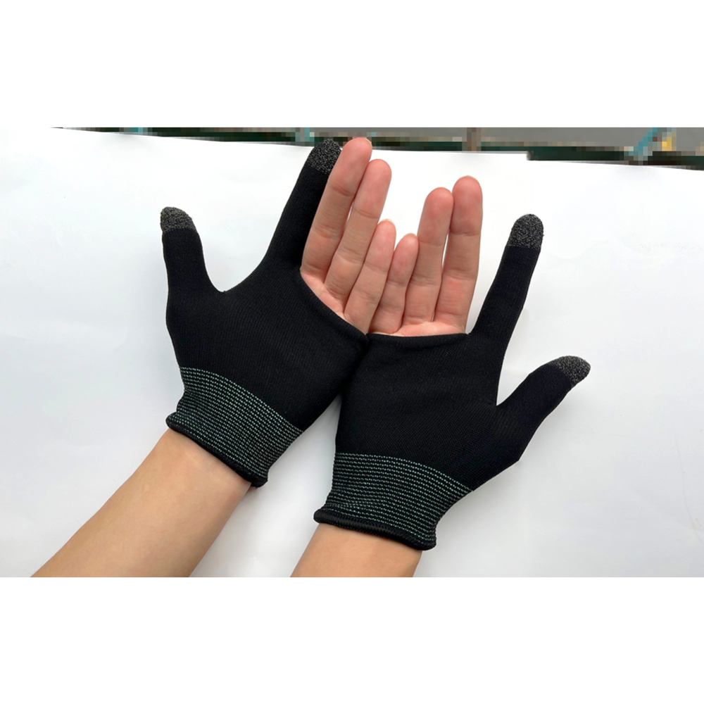 尼龍 二指 音遊 手遊 電競手套防汗王者吃雞 觸屏針織手套 邦邦 崩崩 世界計畫 初音 中二 東方 神牌-細節圖6