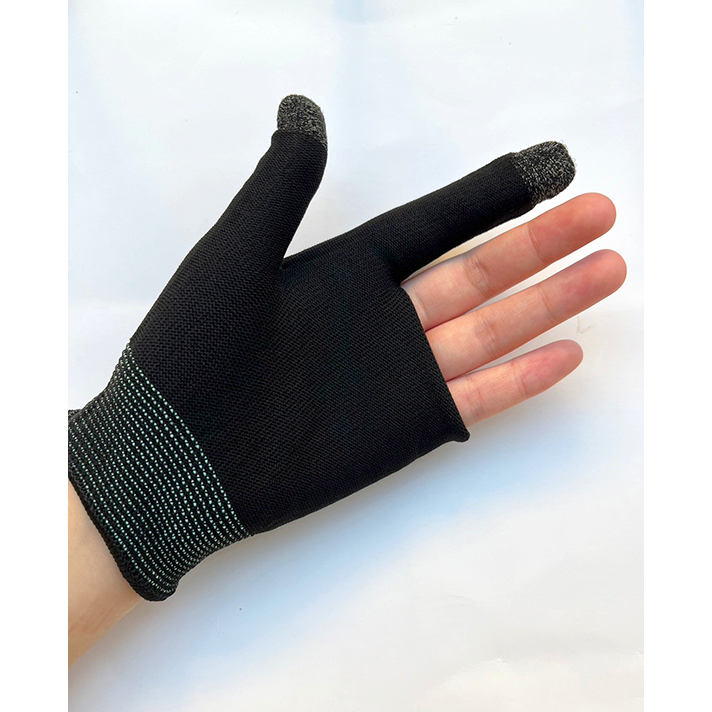 尼龍 二指 音遊 手遊 電競手套防汗王者吃雞 觸屏針織手套 邦邦 崩崩 世界計畫 初音 中二 東方 神牌-細節圖8