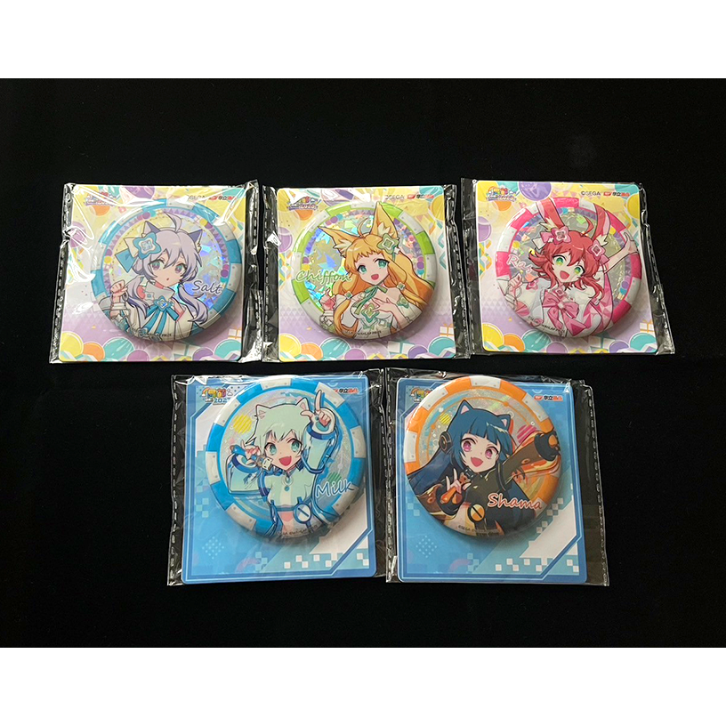 MAIMAI 正版人物胸章 拉茲 戚風 莎露朵 Milk Shama 黑貓 白貓-細節圖2