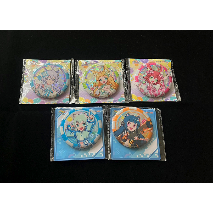 MAIMAI 正版人物胸章 拉茲 戚風 莎露朵 Milk Shama 黑貓 白貓-細節圖4