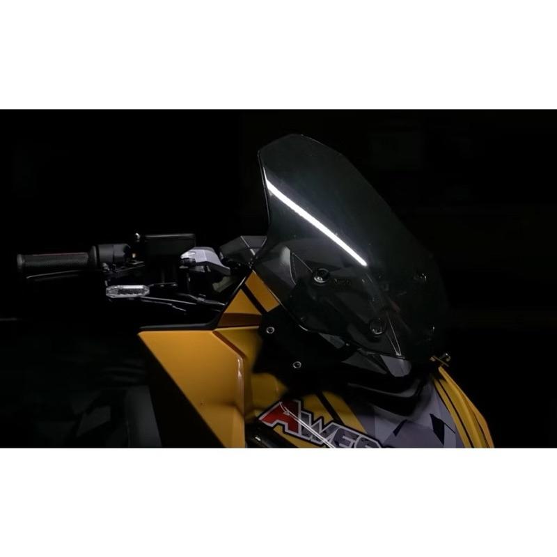 JR車業 KYMCO 燻黑風鏡 APEXX 風鏡 KRV風鏡前移 可調式擋風鏡 風鏡 燻黑風鏡-細節圖2