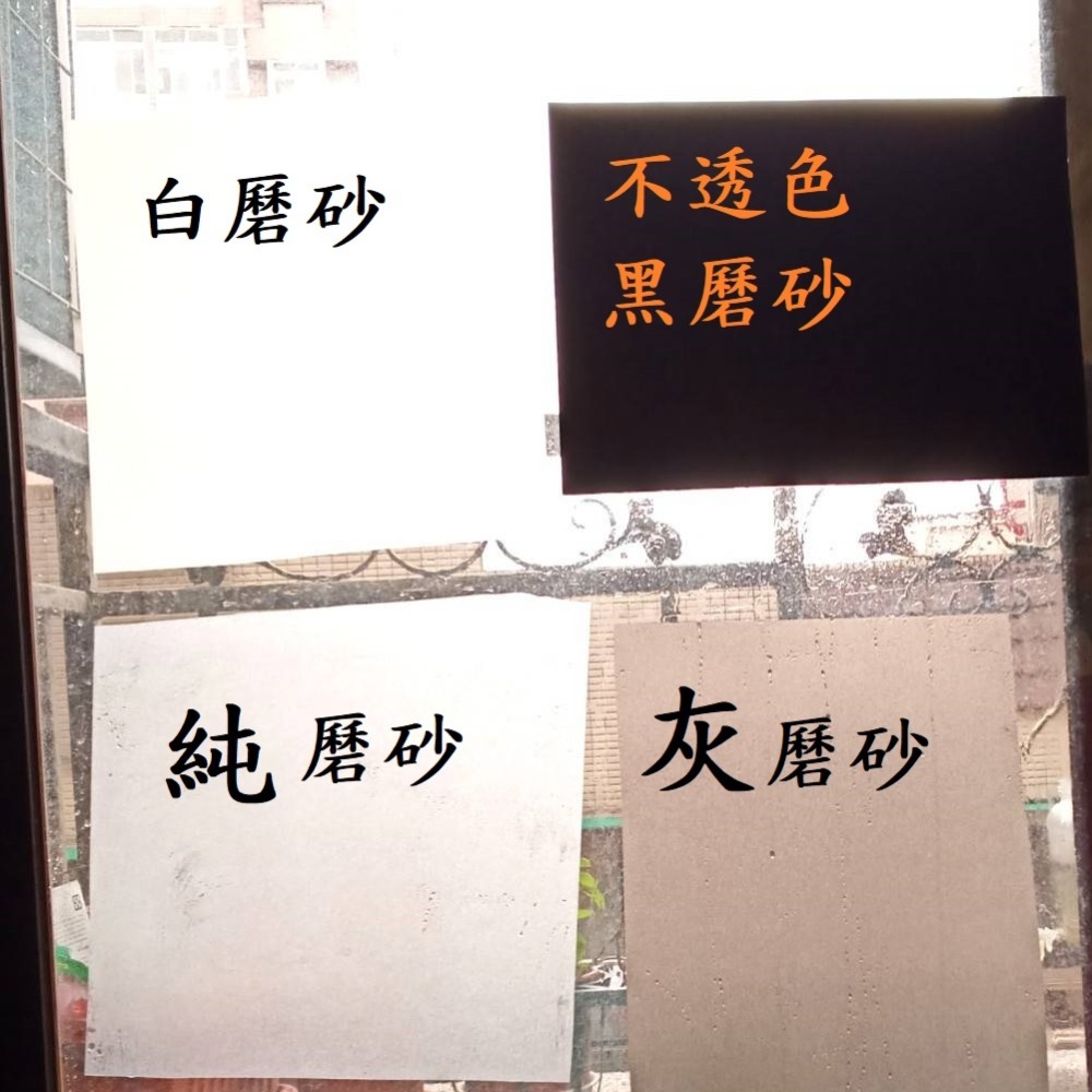 純磿砂 玻璃窗貼 無膠靜電 多次玻璃貼紙 遮陽霧面貼膜 用於 浴室 辦公 客廳 大廳 窗戶 玻璃牆-細節圖3