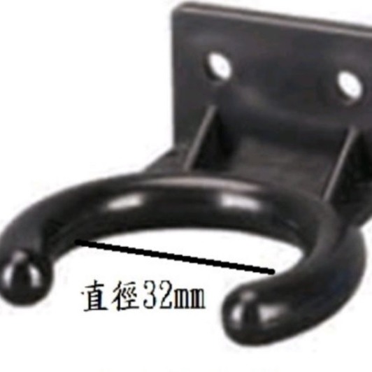 塑膠材質 麥克風掛牆置放架 C型口麥克風置放掛牆架 （螺絲另外計價)-細節圖2