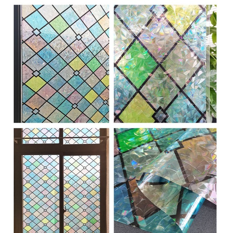 多種花紋可選 玻璃窗貼 無膠靜電多次玻璃窗貼紙 遮陽霧面貼膜 用於 浴室 辦公玻璃 窗戶 玻璃牆 防窺貼膜 DIY商品-細節圖2