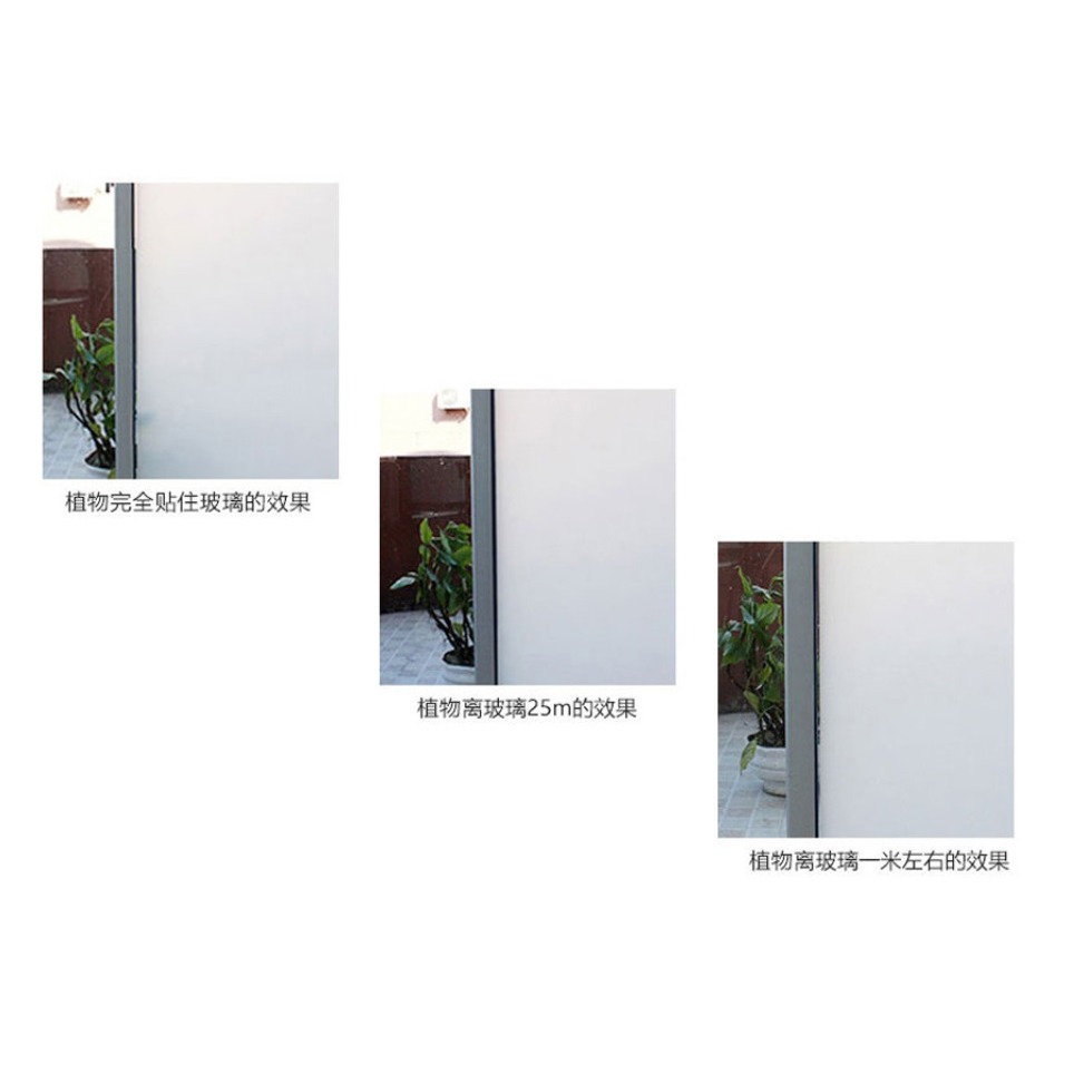 寬度 45CM X 300CM 白磿砂膜背面無粘膠,靜電吸附式貼膜 防窺用玻璃貼膜 透光不透視玻璃貼膜 保護隱私玻璃貼-細節圖2