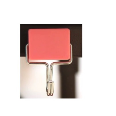 三色可選 方形吸鐵勾 磁鐵勾 膠殼吸勾 (不可用於會割傷面)  我是用於 鐵桌 桌腳 鐵架  鐵面 （非破壞性)-規格圖4