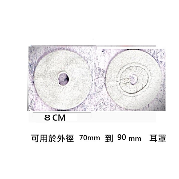 耳機破皮套 中洞型耳機耳罩用 針織耳罩防塵套  軟性布套 耳機海綿套 耳罩破皮包布 (通用商品, 買家須自行確認符合需求-規格圖10