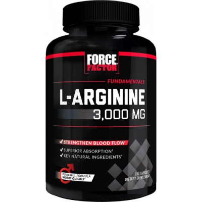 889元 Force Factor L-Arginine，L-精氨酸，一氧化氮 Score! XXL
