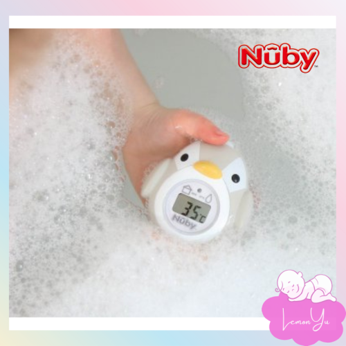 NUBY 企鵝造型兩用溫度計 水溫計 洗澡 玩具