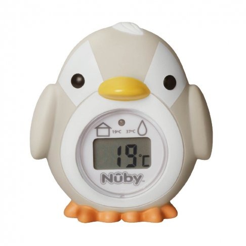NUBY 企鵝造型兩用溫度計 水溫計 洗澡 玩具-細節圖6