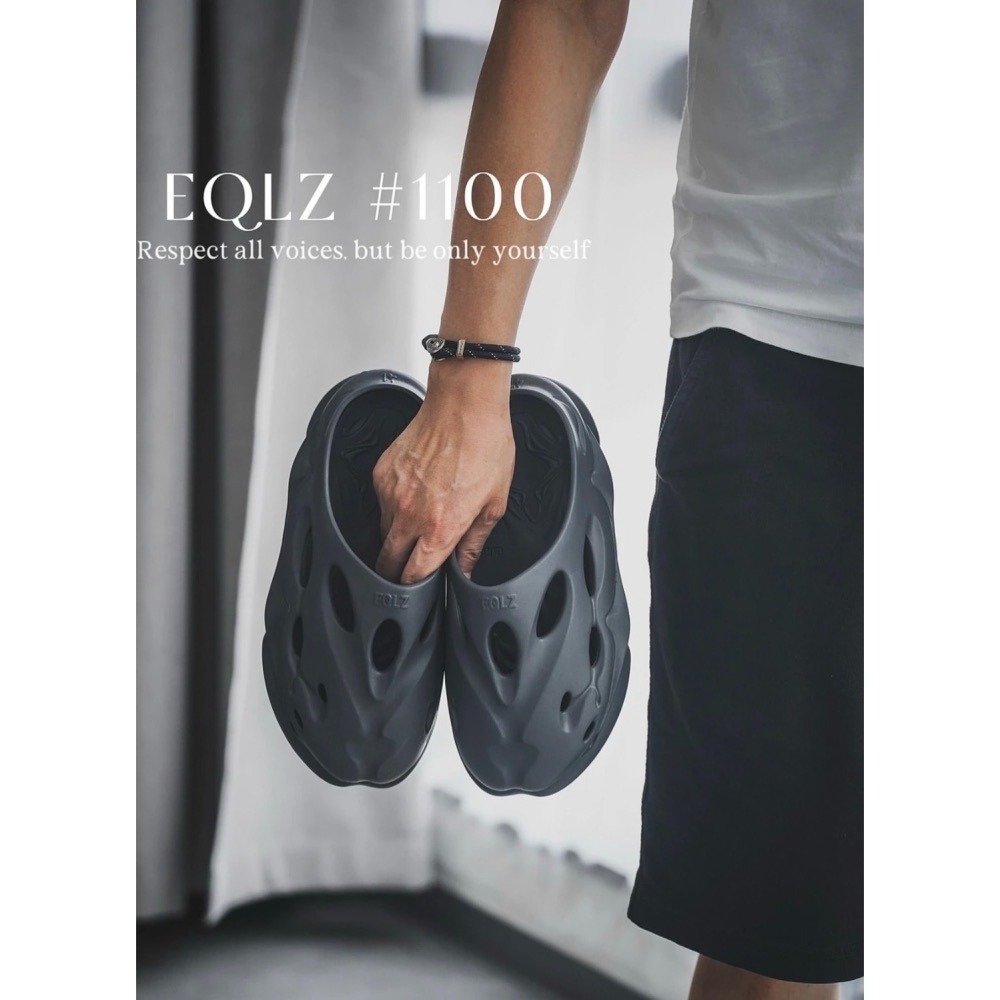 《4AM寅選》 EQLZ #1100 EQUALIZER 部分現貨速發 拖鞋 洞洞鞋 官方正品 軟彈 舒適 穿搭 戶外-細節圖2