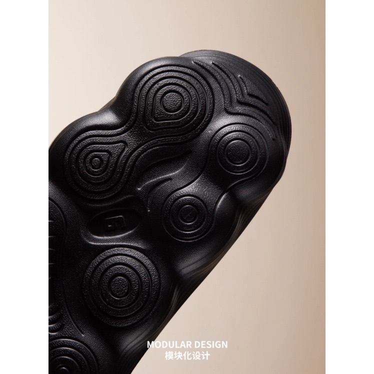 『潮選物』 山林涼 運動拖鞋 白噪音系列 潮流 穿搭 踩屎感 軟彈 EVA 防臭-細節圖9