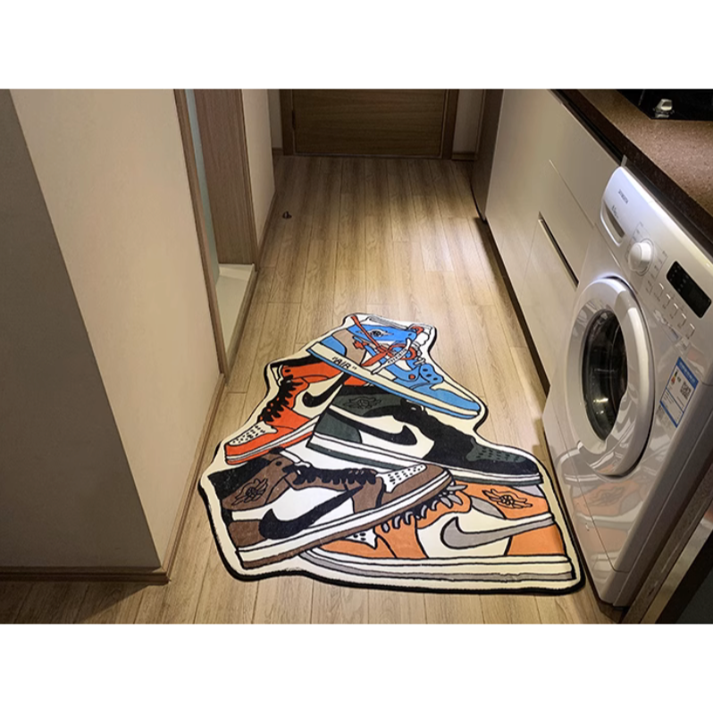 『潮選物』 球鞋地毯 籃球鞋 NIKE 潮流 潮鞋 Air Force Jordan Sacai-細節圖4