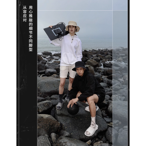 《4AM寅選》 左右力量 頑石拖鞋 運動拖鞋 恢復拖鞋 官方正品 情侶 男女同款 穿搭 潮流 籃球 軟彈 舒適-細節圖4