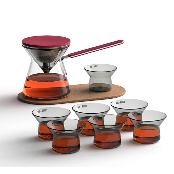 《4AM寅選》寒設Humsle 飄逸壺 磁吸 斗笠 茶水分離 潮流 茶具 泡茶 飲茶 禮盒 官方正品 儀式感-規格圖8