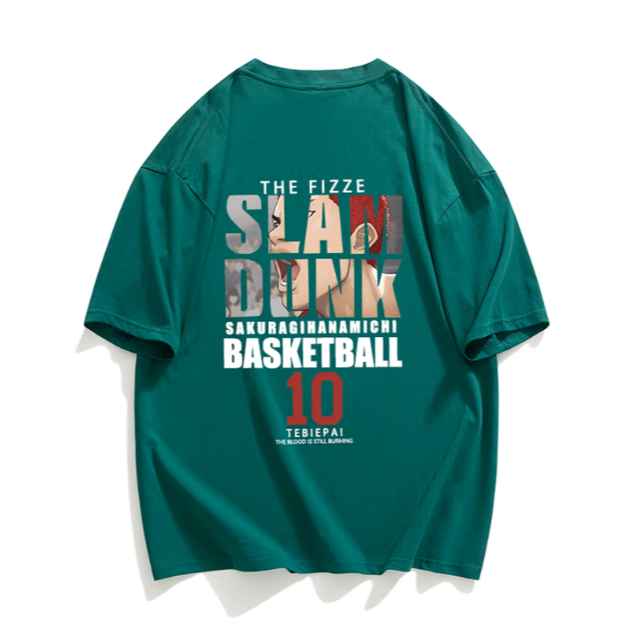 『潮選物』 灌籃高手聯名T-Shirt 官方正品 櫻木花道 Slam Dunk 穿搭 潮流 流行 上衣 舒適-細節圖4