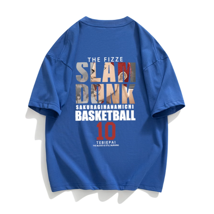 『潮選物』 灌籃高手聯名T-Shirt 官方正品 櫻木花道 Slam Dunk 穿搭 潮流 流行 上衣 舒適-細節圖5