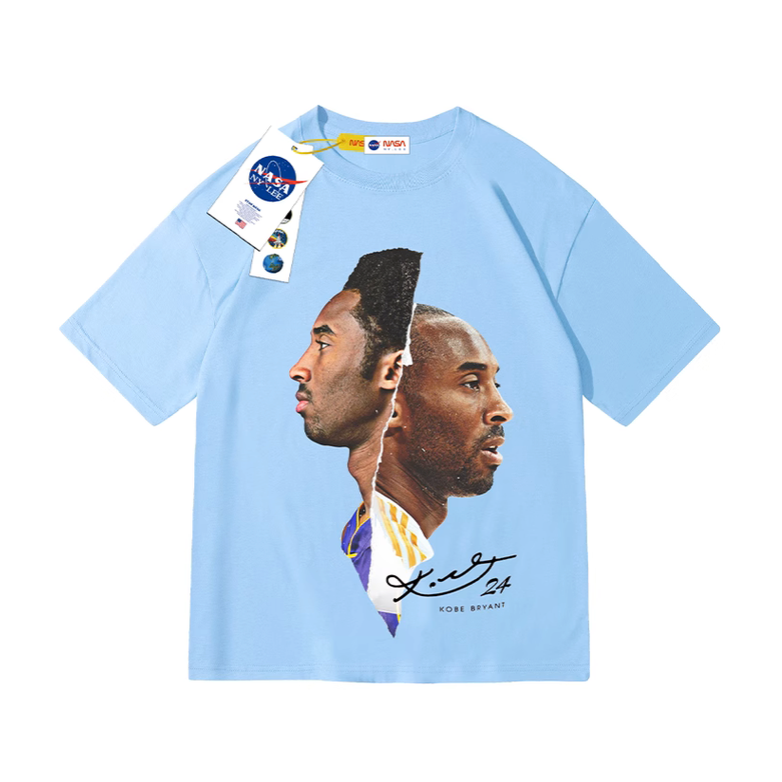 《4AM寅選》NASA kobe Bryant 官方正品 科比 潮流 印花 T-Shirt 舒適 穿搭 重磅棉 透氣-細節圖4