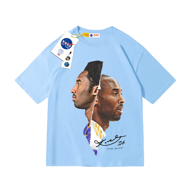 『潮選物』Kobe Bryant NASA 官方正品 科比 潮流 印花 T-Shirt 舒適 穿搭 重磅棉 透氣 質感-細節圖4