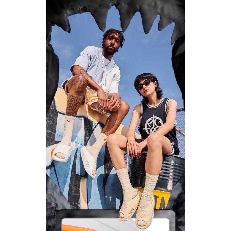 《4AM寅選》 Rigorer準者 鯊魚二代拖鞋 Austin Reaves 代言 部分現貨速發 湖人隊 恢復 拖鞋男-細節圖6