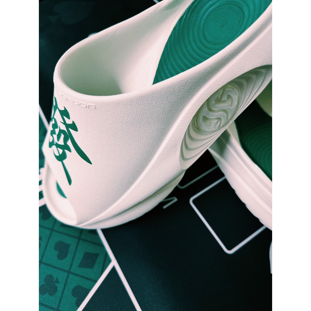 《4AM寅選》 361度 AG2 拖鞋 官方正品 恢復拖鞋 發財 拖鞋 軟彈 舒適 穿搭 風格 戶外 室內 賭博 麻將-細節圖6