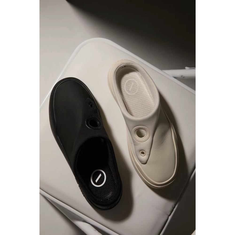 《4AM寅選》 SENZU BEAN 仙豆穆勒拖鞋 曹芳 半拖鞋 戶外拖鞋 拖鞋 舒適 籃球 包頭拖鞋-細節圖4