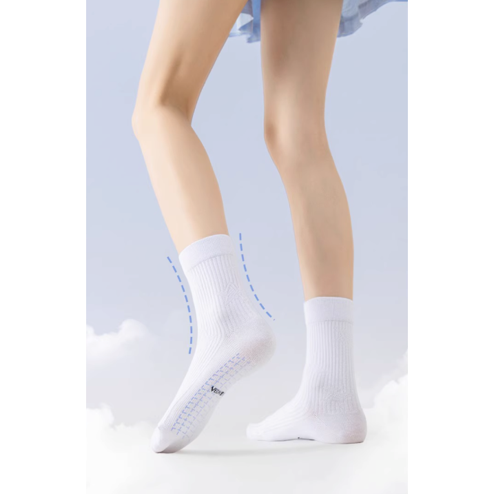 《4AM寅選》 Veidoorn維動 繁星休閒運動襪 女襪 襪子 運動襪 休閒襪 羽球襪 女-細節圖4