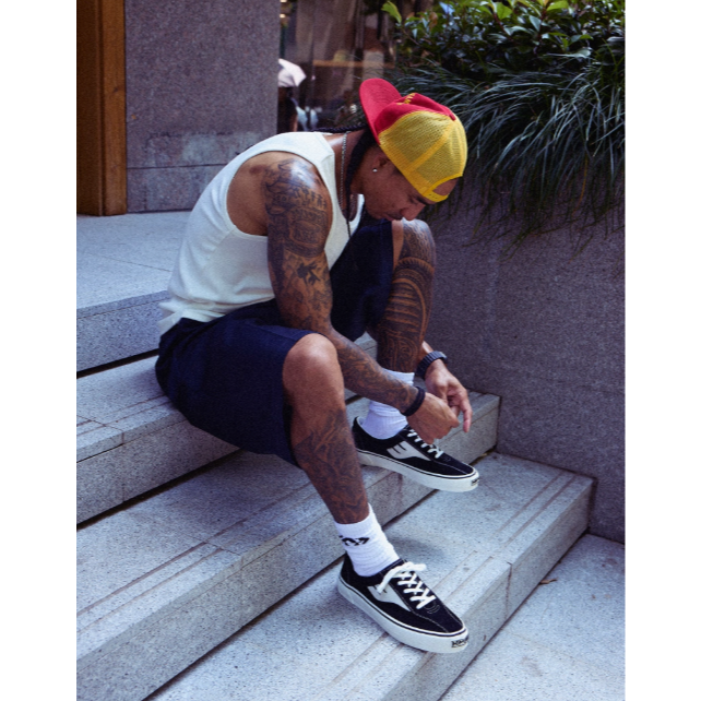 《4AM寅選》EQLZ義闊 404 OG帆布鞋 休閒板鞋 滑板鞋 板鞋 休閒鞋 平底鞋 Equalizer 草牌-細節圖2