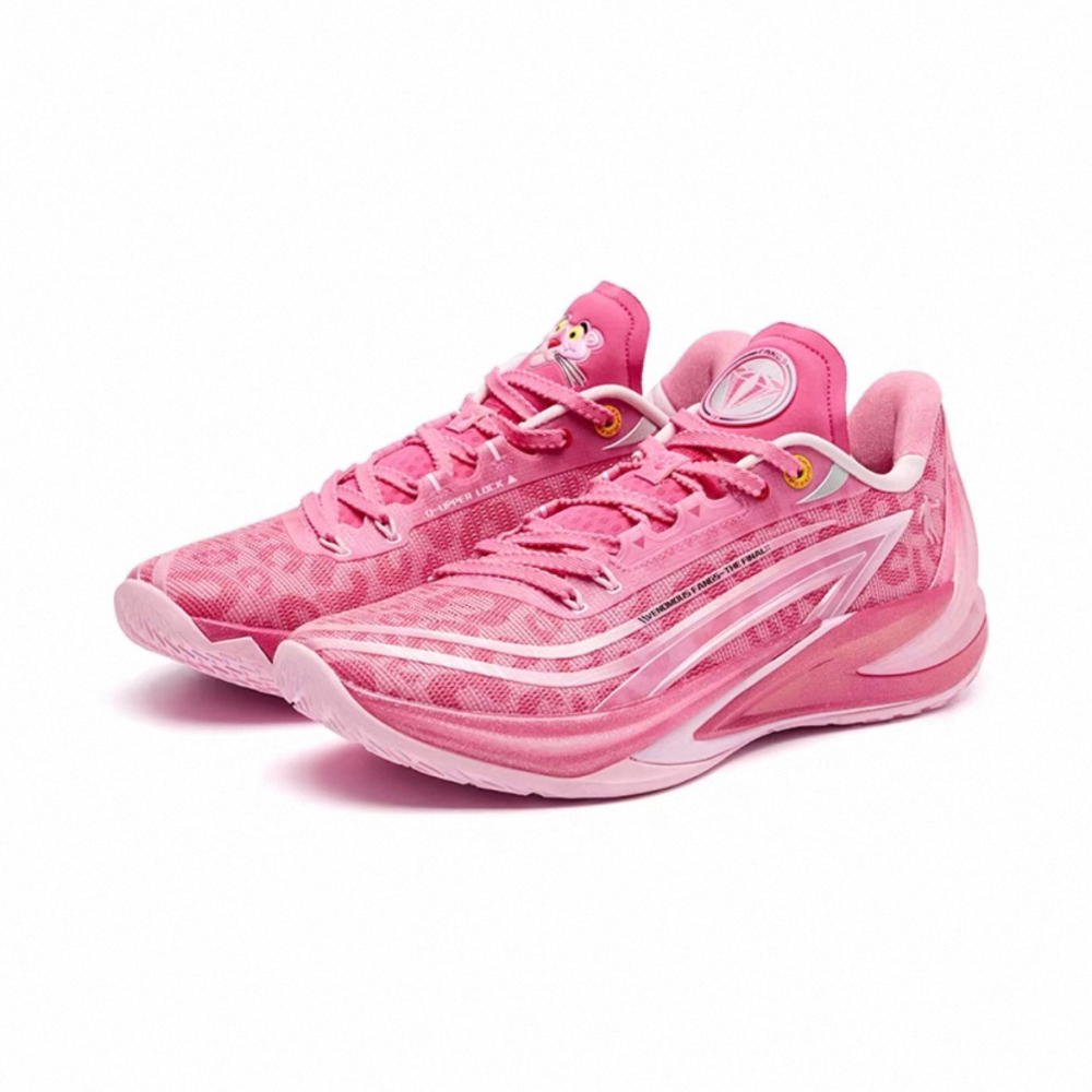 《4AM寅選》 Qiaodan中喬 毒牙3V3 粉紅豹聯名 實戰籃球鞋 籃球 運動鞋 球鞋 pink panther-細節圖5